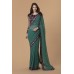 GREEN ETHNIC DESIGNER READYMADE SAREE